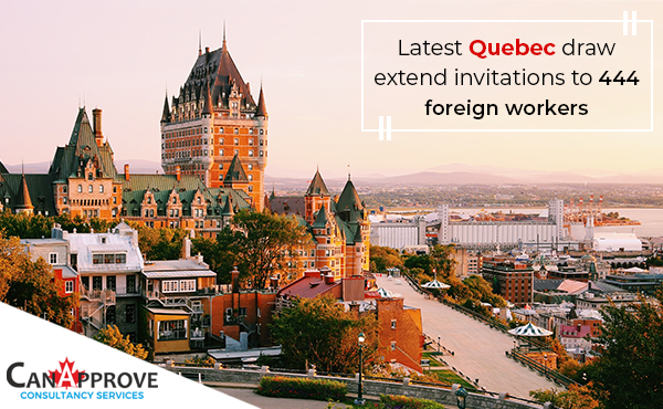 Quebec draw extend invitations