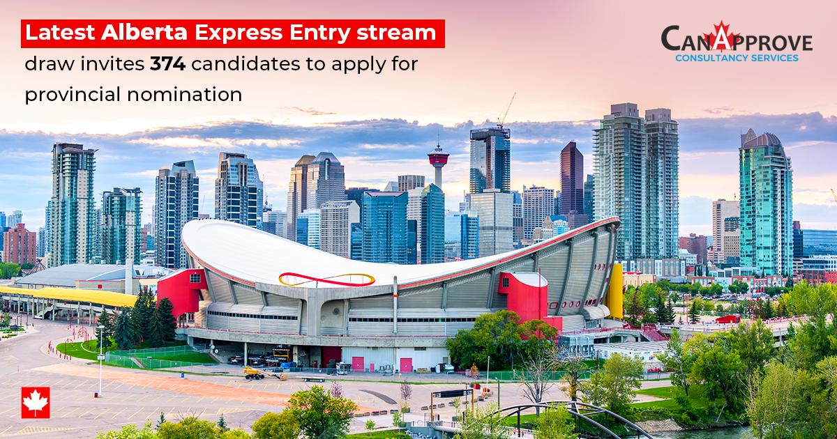 Latest Alberta Express Entry stream draw invites 374 candidates to