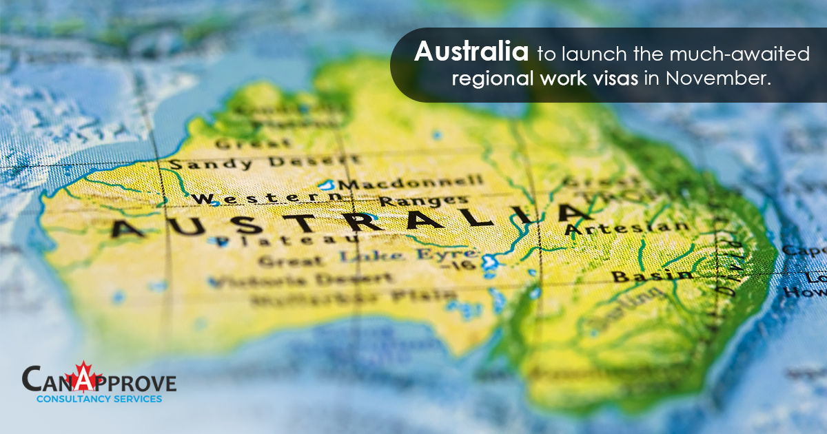 Australian regional work visas