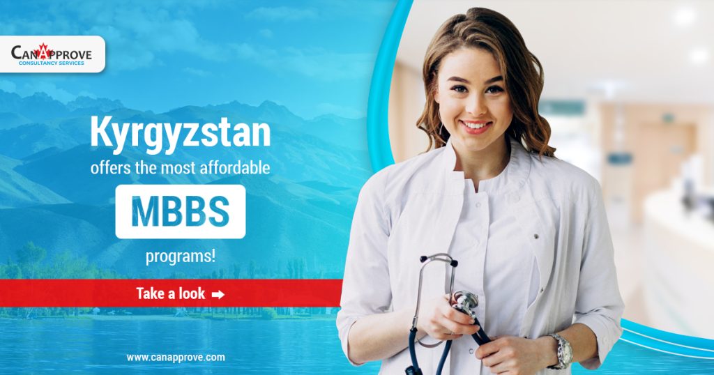 Kyrgyzstan offers the most affordable MBBS program!