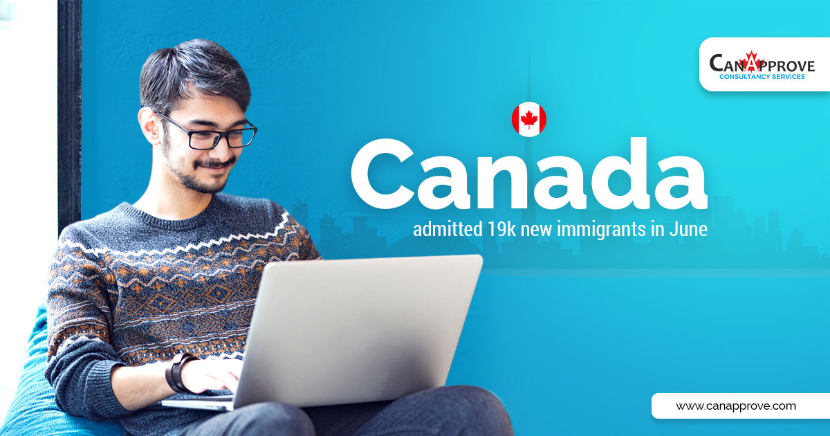 Canada welcomed 19200 new permanent residents