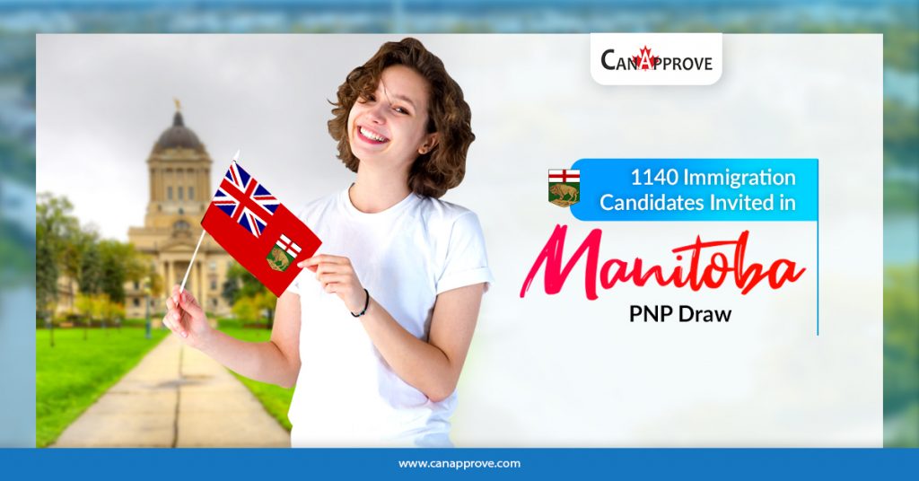 1140 Express Entry candidates invited in Manitoba draw Canada PNP