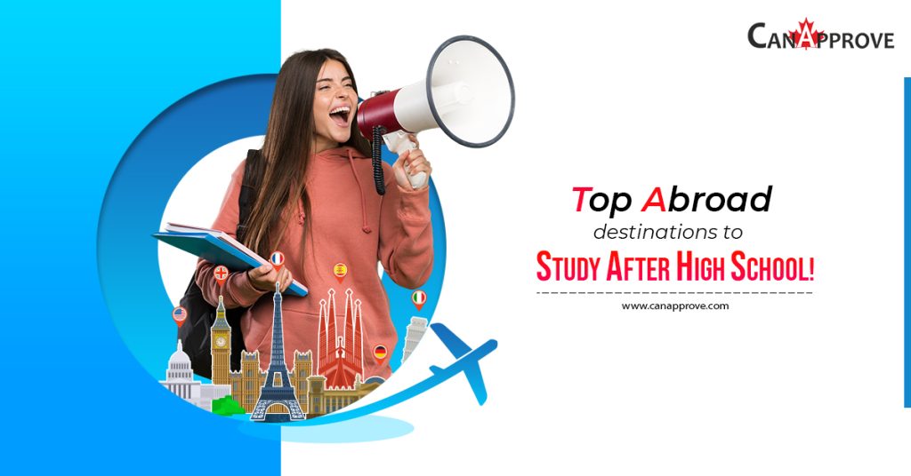 Top abroad destinations to study after high school!