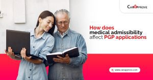 medical admissibility affect PGP applications