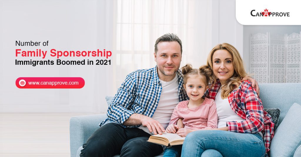 family class immigrants admitted to Canada in 2021