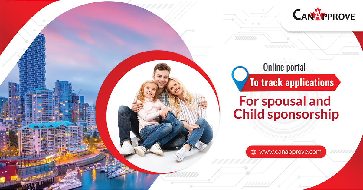 online portal to track spousal, child sponsorship applications