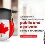 What are the differences between a public and a private college in Canada?