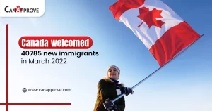 Canada welcomed 40785 new immigrants in March 2022