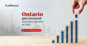 Increase in nomination allocations to Ontario for 2022