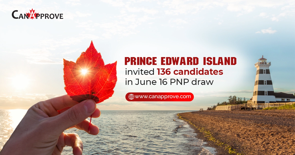 Prince Edward Island invited 136 candidates in June 16 PNP draw