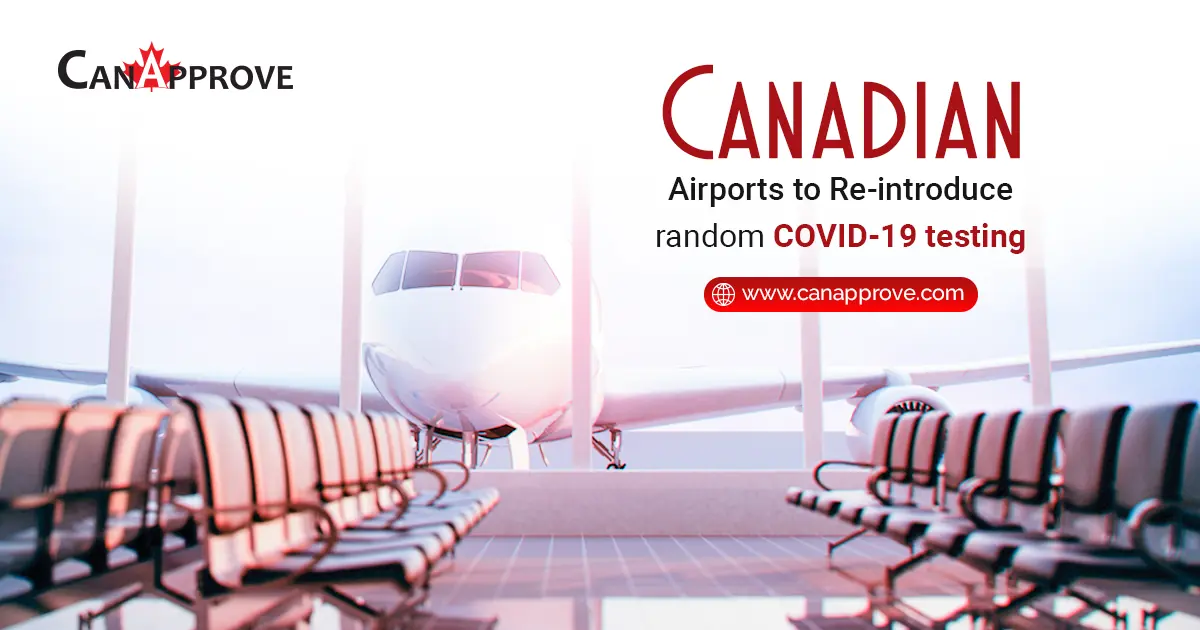 Canada reintroduced COVID-19 testing in airports