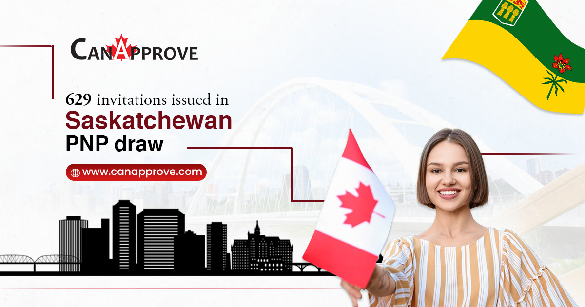 629 immigration candidates received invitations in Saskatchewan PNP draw