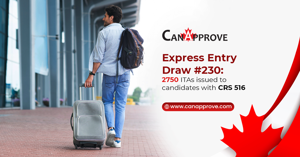 2750 immigration candidates invited in all-program Express Entry draw