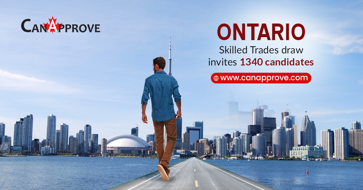 Latest OINP draw invites 1340 Express Entry Skilled Trades Stream candidates