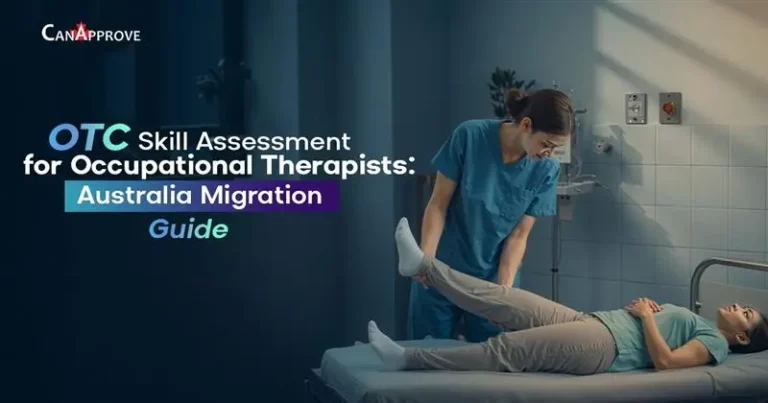 Occupational therapist performing leg therapy session — OTC skill assessment Australia migration guide