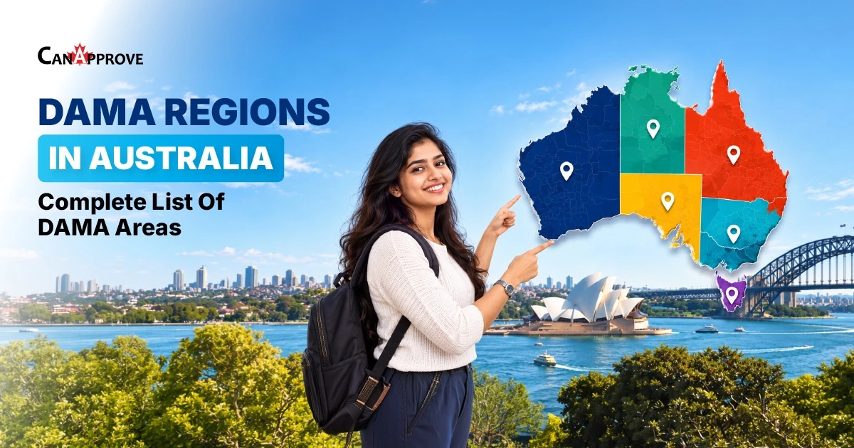 DAMA Regions in Australia